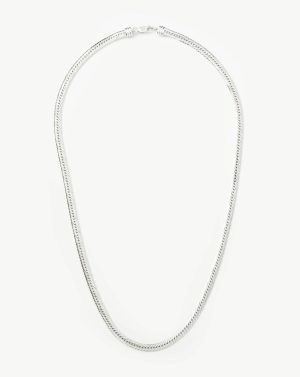 Camail Long Snake Chain Necklace Chain Necklaces