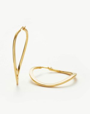 Classic Curve Large Hoop Earrings Earrings