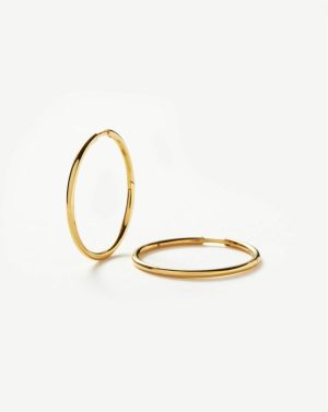 Classic Medium Hoop Earrings Earrings