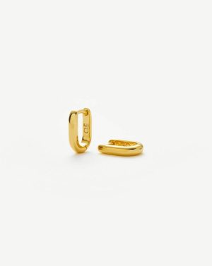 Classic Ovate Huggies Earrings