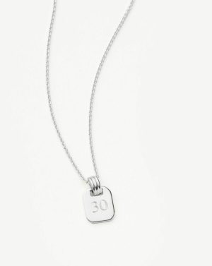 Engravable Small Tag Pendant Necklace Coin & Pendant Necklaces