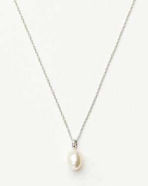 Fine Baroque Pearl Organic Pendant Necklace Coin & Pendant Necklaces