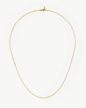 Fine Classic Paperclip Chain Necklace Chain Necklaces