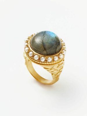 Harris Reed Labradorite Cocktail Ring Rings