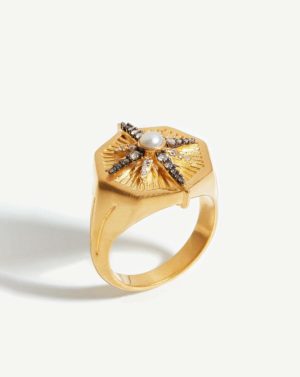 Harris Reed Star Of The Show Signet Ring Rings