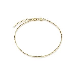 Isa Twisted Chain Anklet Anklets