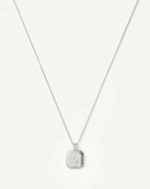 June Birthstone Pendant Necklace Coin & Pendant Necklaces