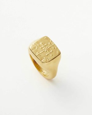 Lucy Williams Byzantine Coin Signet Ring Rings