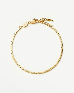 Lucy Williams Cobra Snake Chain Bracelet Bracelets