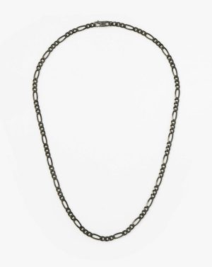 Mens Black Filia Chain Necklace Chain Necklaces