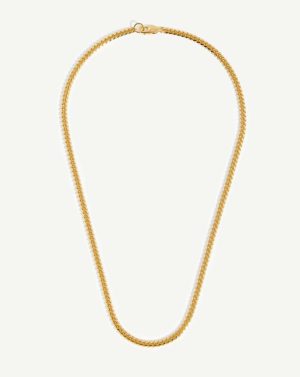 Mens Round Curb Chain Necklace Chain Necklaces