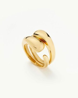 Molten Double Stacking Ring Set Rings