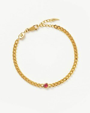 October Birthstone Chain Bracelet Bracelets