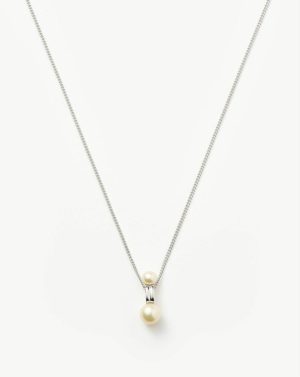 Pearl Ridge Pendant Chain Necklace Chain Necklaces