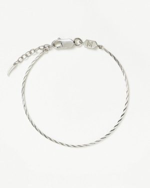 Savi Asymmetric Square Snake Chain Bracelet Bracelets