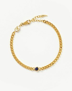 September Birthstone Chain Bracelet Bracelets