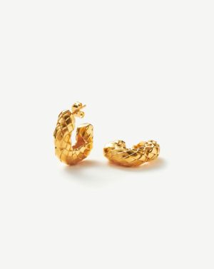 Serpent Chubby Hoop Earrings Earrings