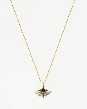 Harris Reed Emerging Butterfly Necklace Coin & Pendant Necklaces