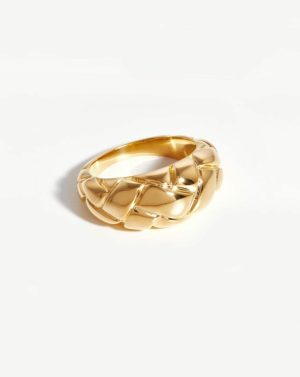 Lucy Williams Dome Waffle Ring Rings