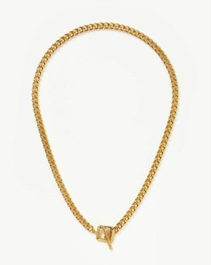 Lucy Williams T-Bar Chain Necklace Chain Necklaces