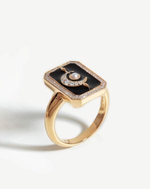 Harris Reed Fine Lunar Ring Rings